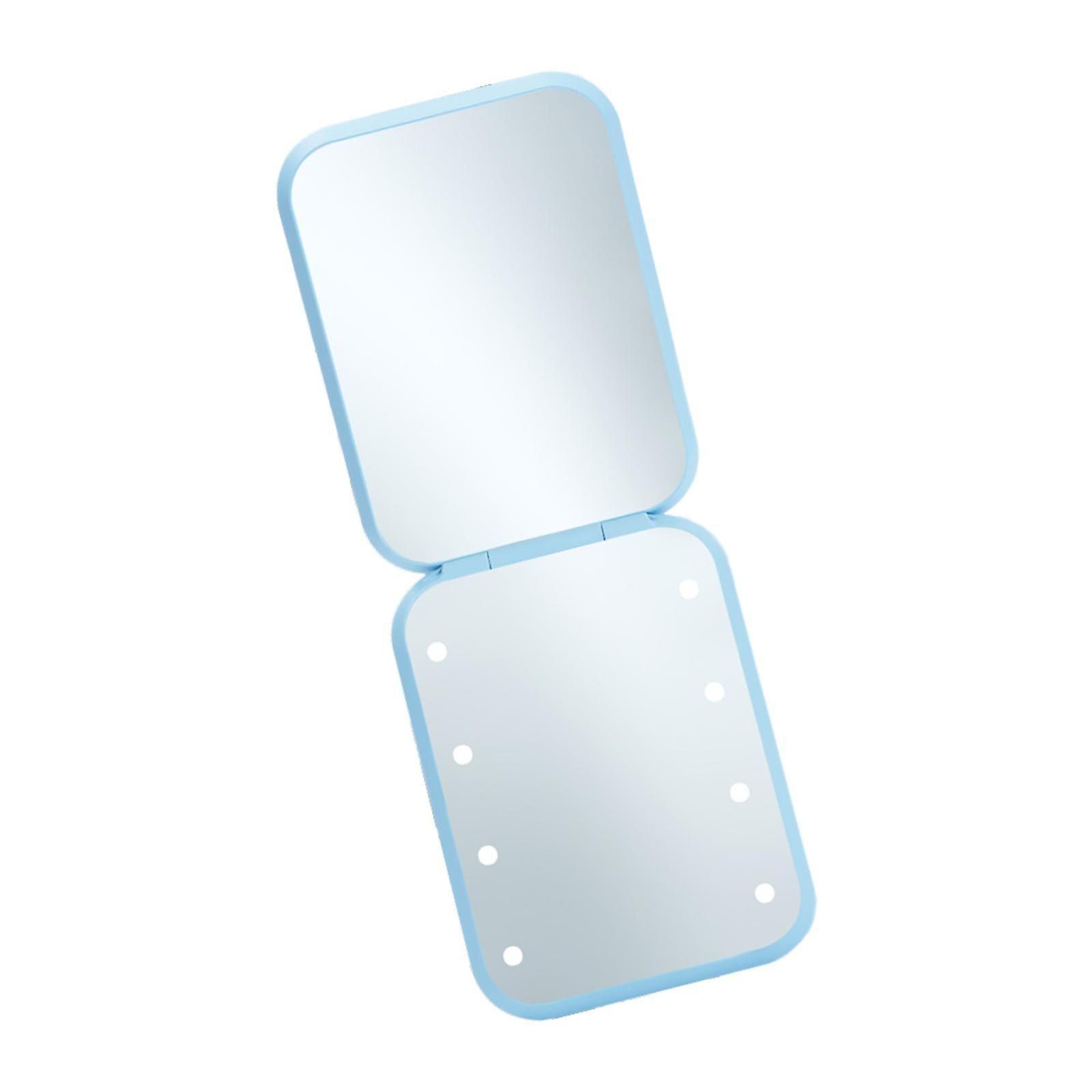 LED Makeup Mirror with 3x Magnifying Compact for Travel Hotel Dressing Table White