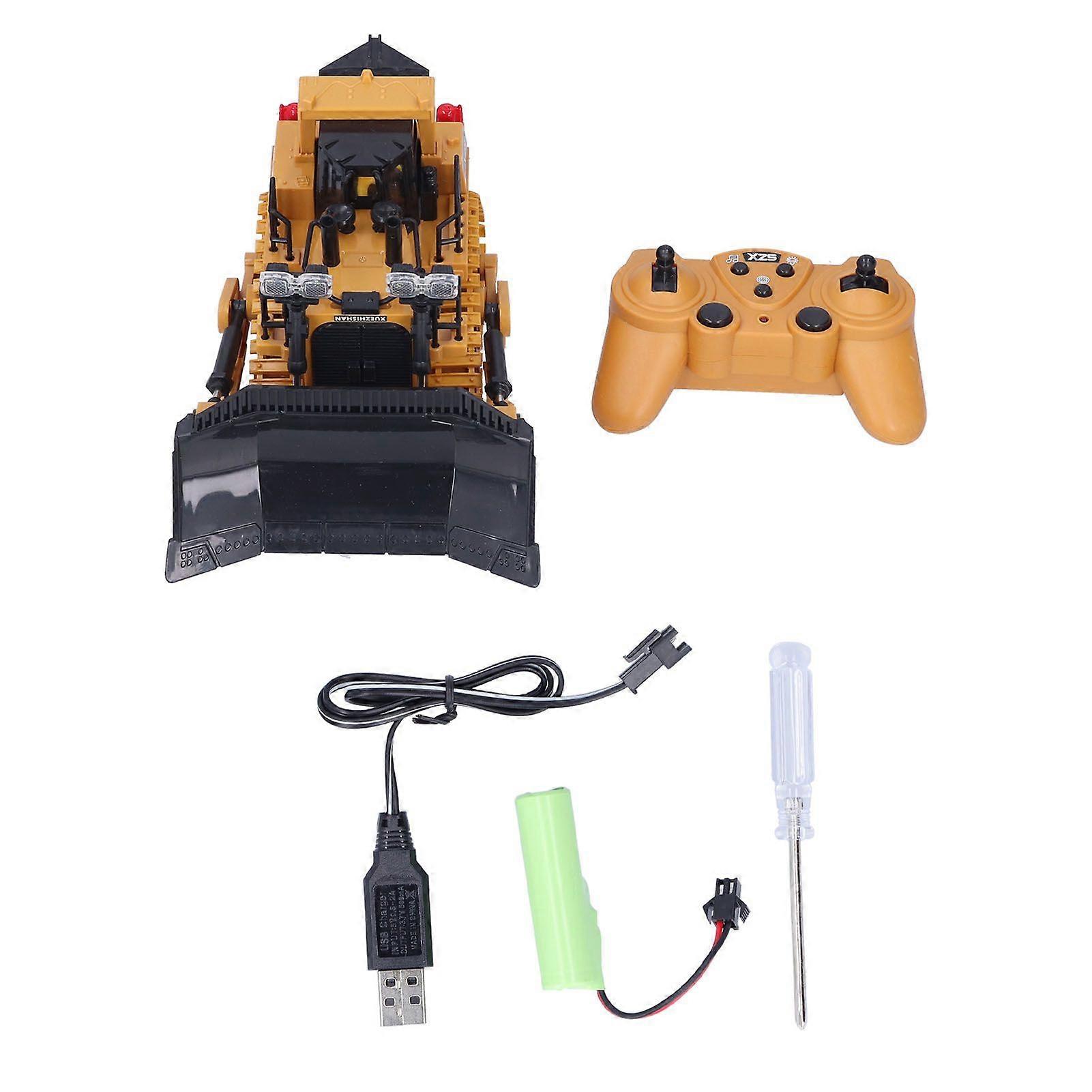 1:24 Remote Control Dozer 9 Channels Multi Function Earthmover for Children's Toy Gifts