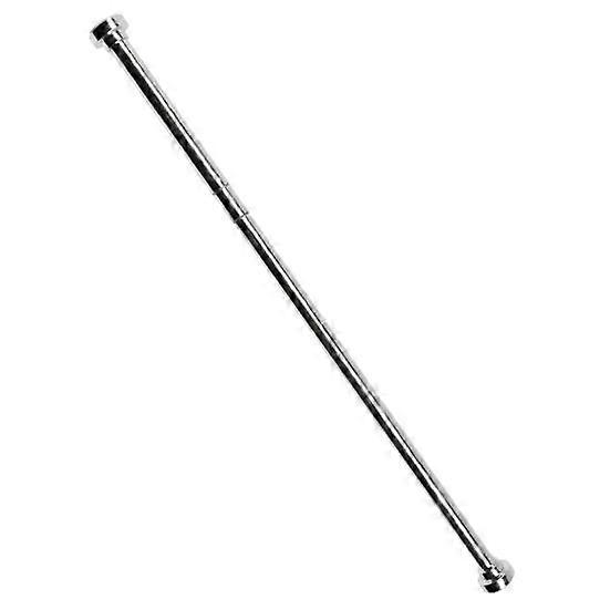 Användbar garderobsstång Avtagbar halkfri rostfritt stål justerbar längd garderobsstång för sovrum