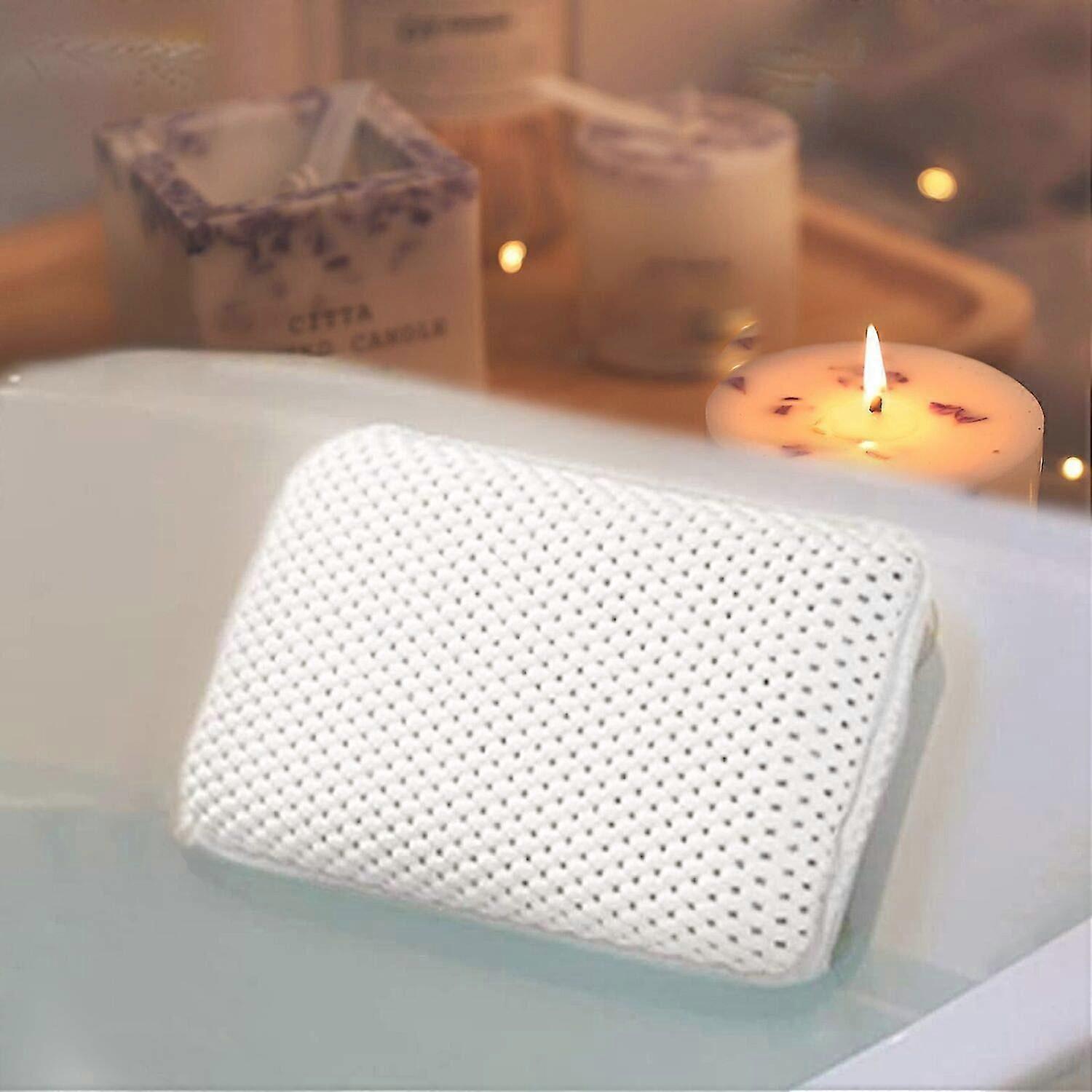 Bathtub And Spa Pillow With Suction Cups