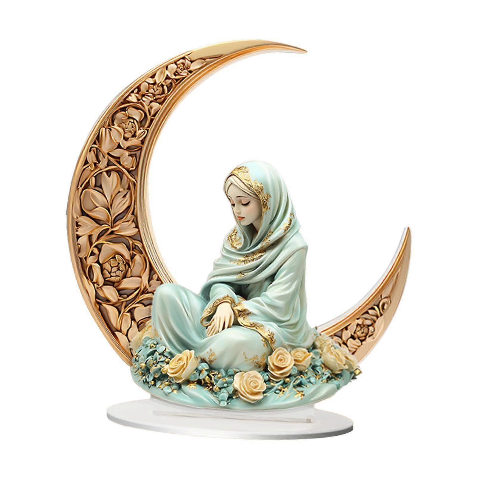 עיצוב פיות ירח דו-ממדי עם קישוט שולחן עבודה בסיסי לחדר שינה ארון בית חווה