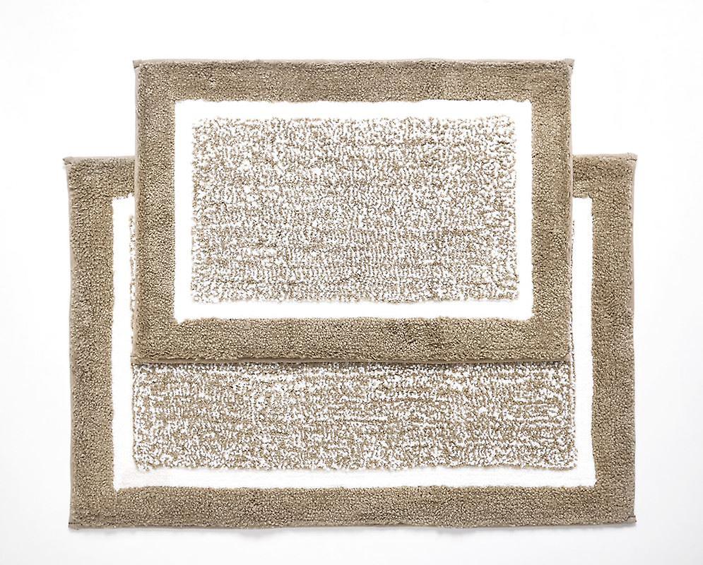 Penguin Home® Microfiber Plush Soft Bath Mat - Rectangle - Set of 2