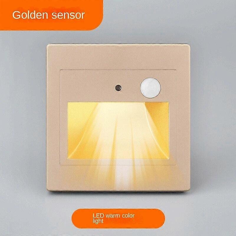 Nieuwe Verzonken LED PIR-bewegingssensor Trapverlichting Voor Thuis Gangverlichting Decoratieve Binnenwandverlichting LM