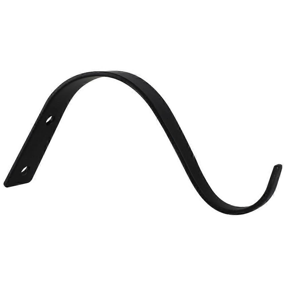 Metal hook for home use - black - set of 2