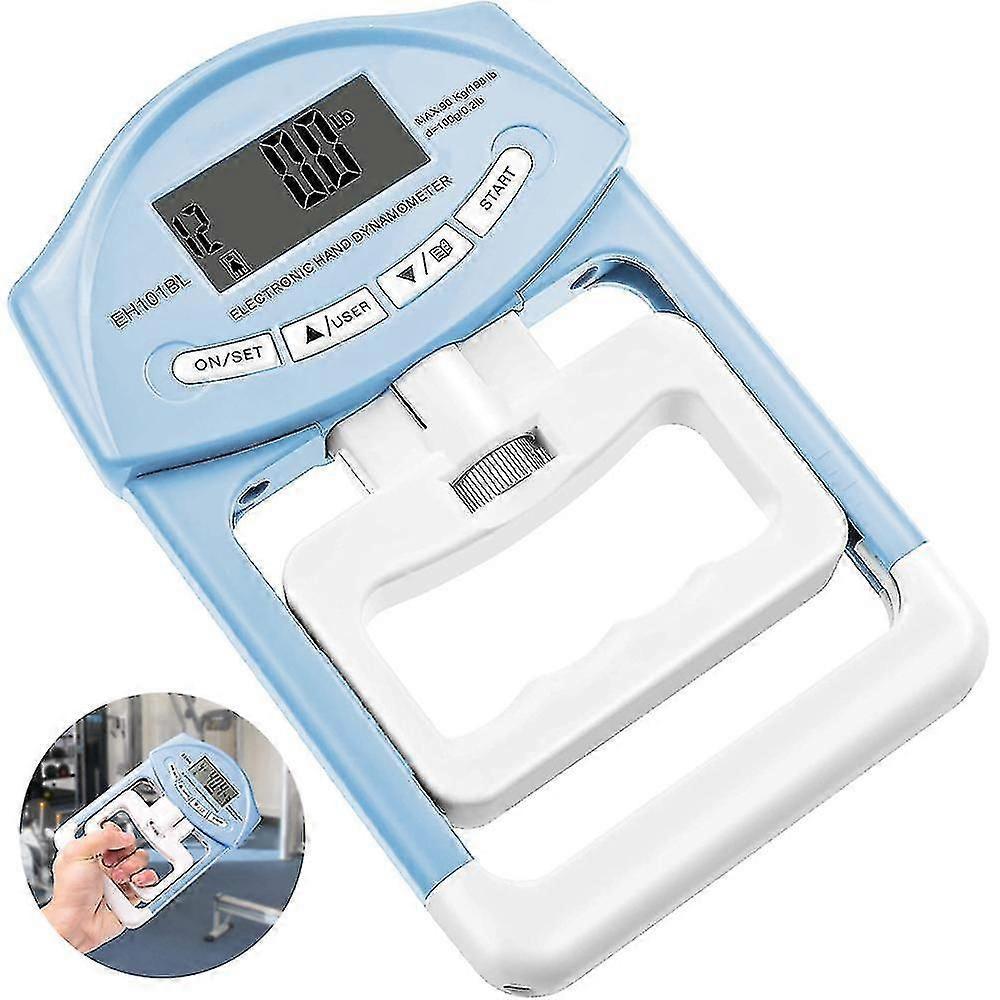 Digitales Handdynamometer Griffstärkemessgerät, Blau
