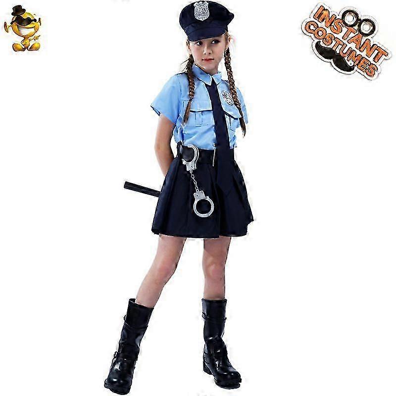 Halloween Meisjes Slim-fit Uniform Jurk