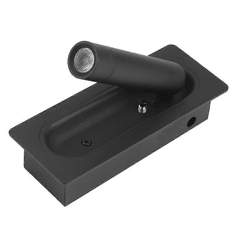 Room Led Lamp Headboard Wall Light Sconce Bed Side Reading Light Recessed Automatic Switch Wall ,bl