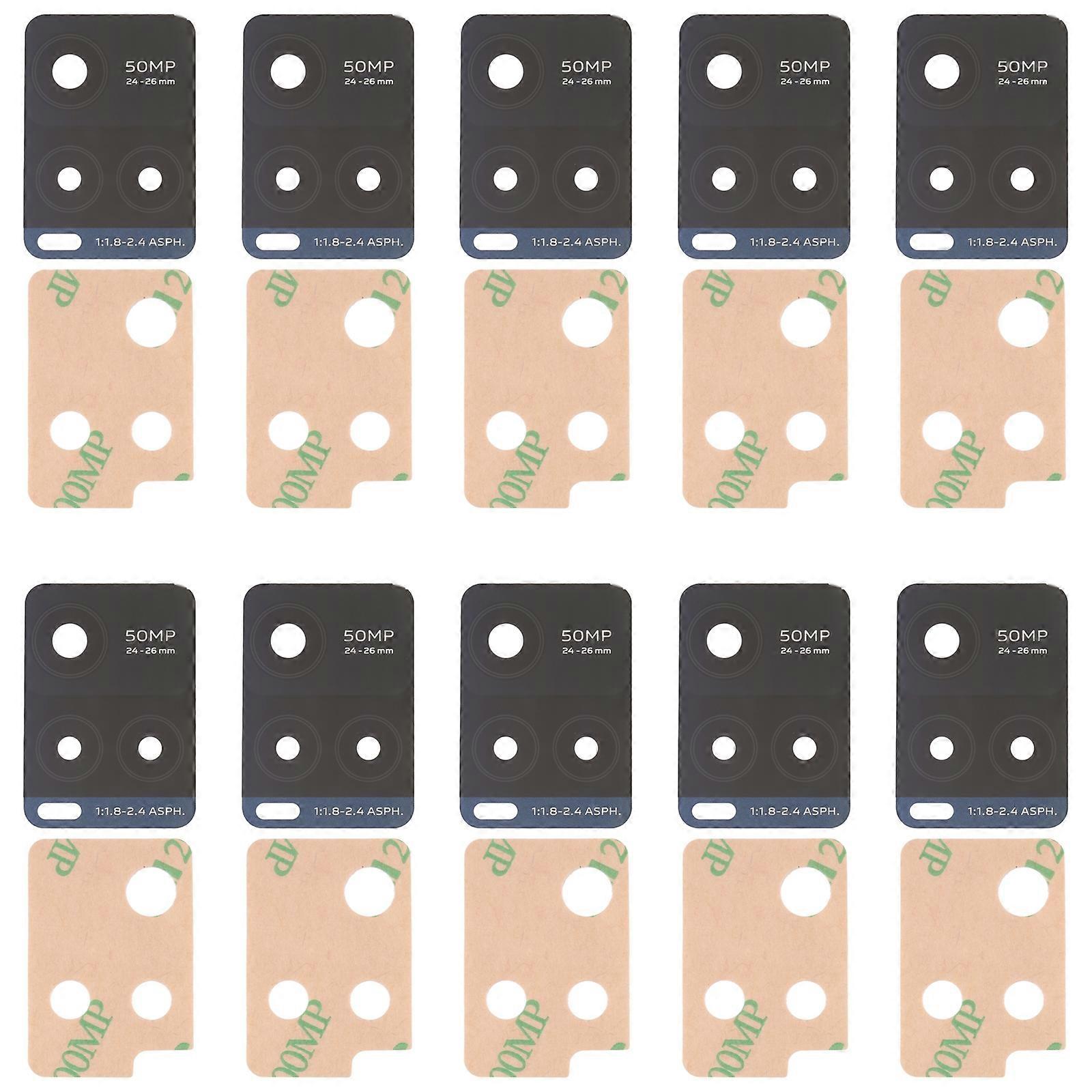 Pour vivo Y21S / Y33S / Y33T 10pcs Objectif de caméra arrière