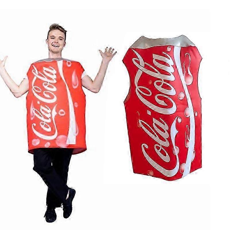 Drinks Fancy Dress Up Men Cola Couples Halloween Costumes CDSH