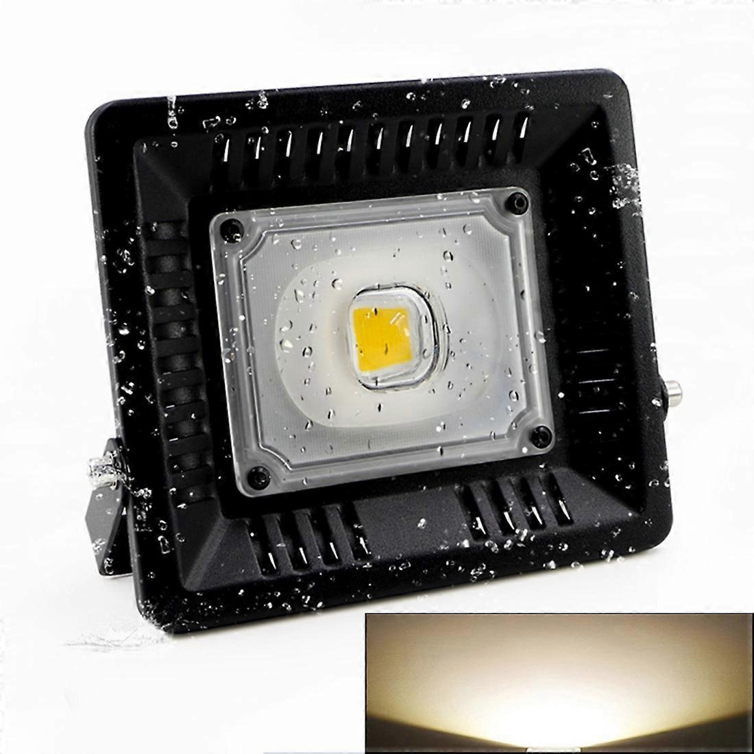 30W wasserdichte 3000K warmweiße Licht-LED-Flutlichtlampe, Lichtstrom: > 2400LM, PF > 0,9, RA > 80, AC 90-140V