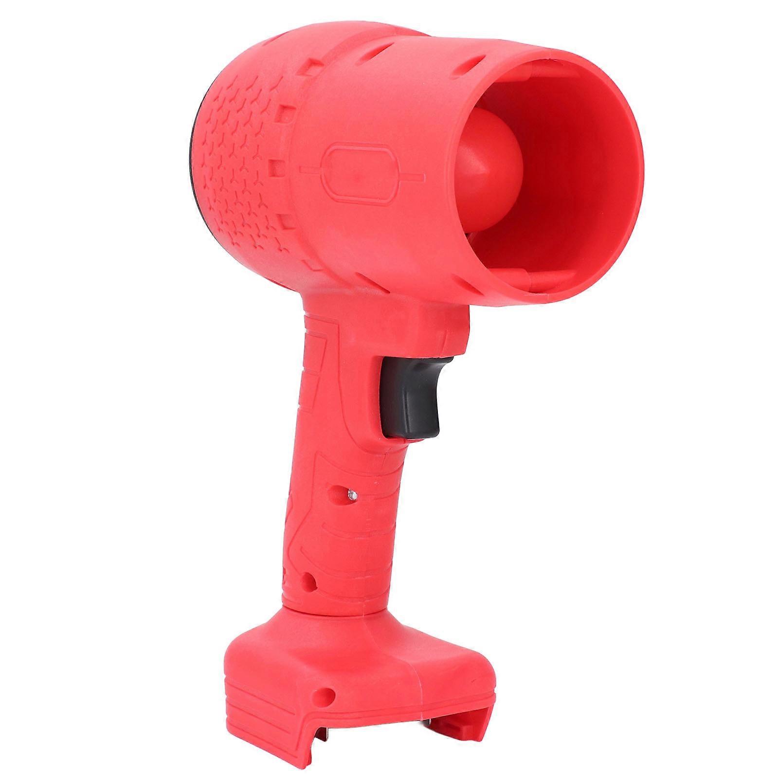 Red Portable Jet Blower 600-650G Handheld Industrial Electric Air Duster for Home Car Office 18-24V 
