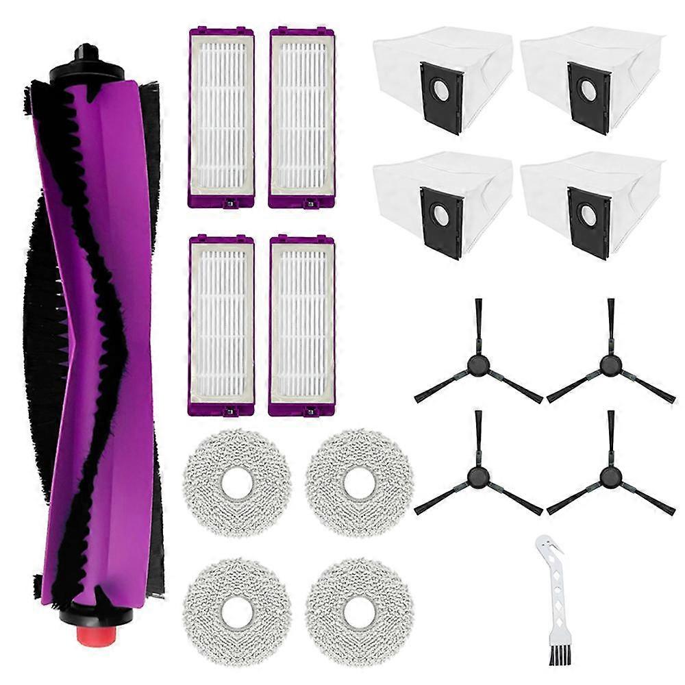 Main Brushes/Wipes/Filters/Dust Collection Bags/Side Brushes Accessories for Midea V15/V15pro Sweeping Robot