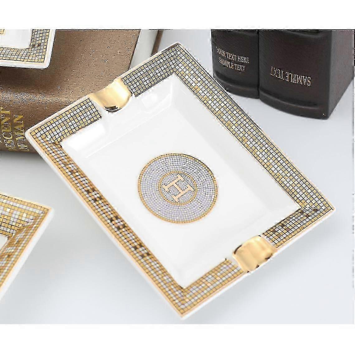 Askkopp Porslin Askkopp Rökning Tillbehör Klassiker Design Keramik Dekorativ gåva Present till pojkvän | Askkoppar