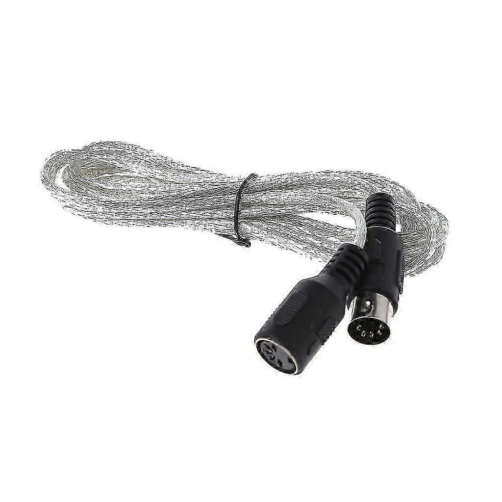 Midi Extension Xlr Cable Keyboard 5 Pin Core Electric Guitar Cannon Link Line