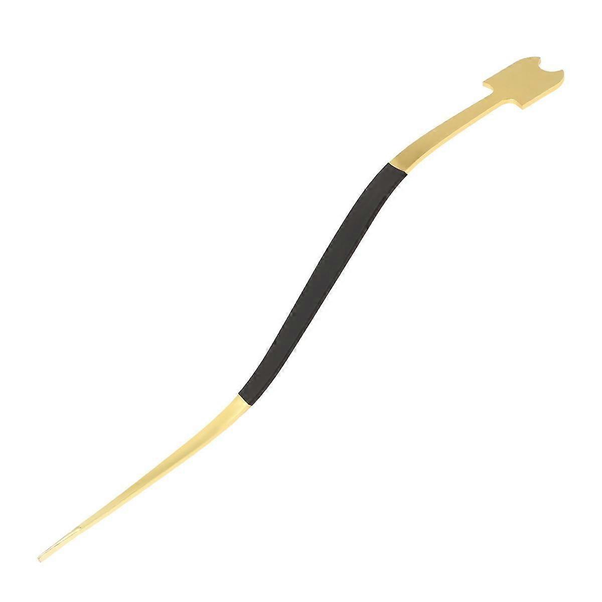 Cello Sound Post Setter Cello Repair Tool Metal Column Hook Tool Cello Accessory Curved with Black
