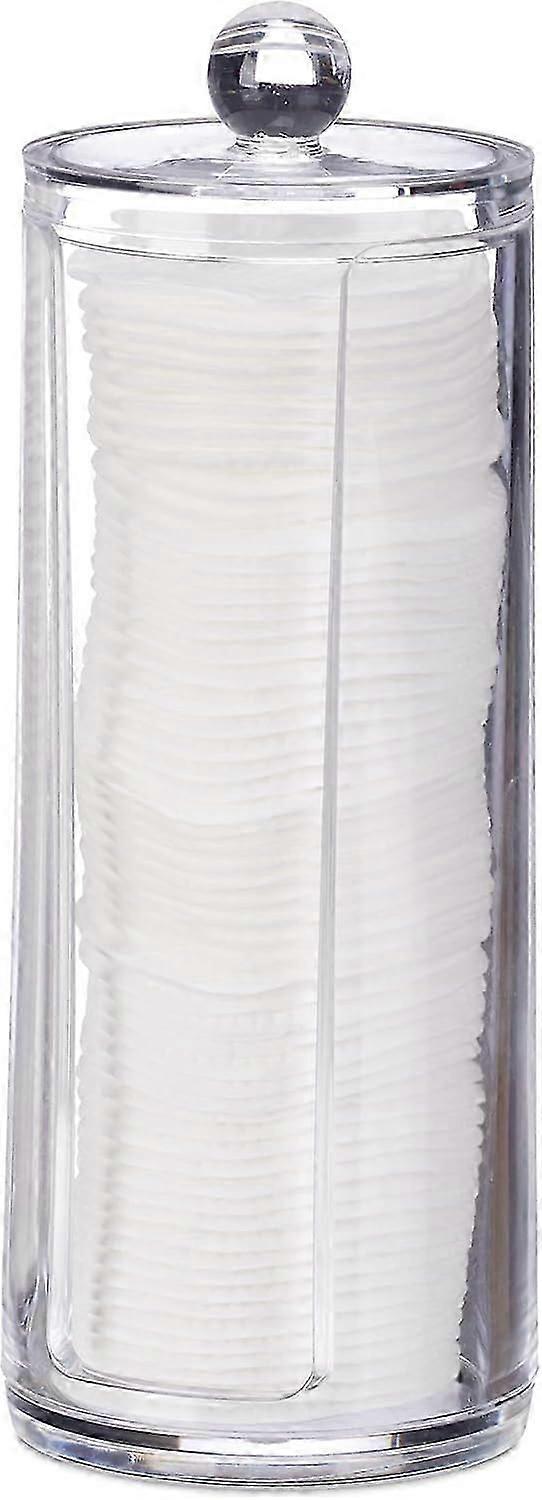 Cotton Pad Dispenser with Lid, , Make-up, Storage Bathroom & Dressing Table, Transparent