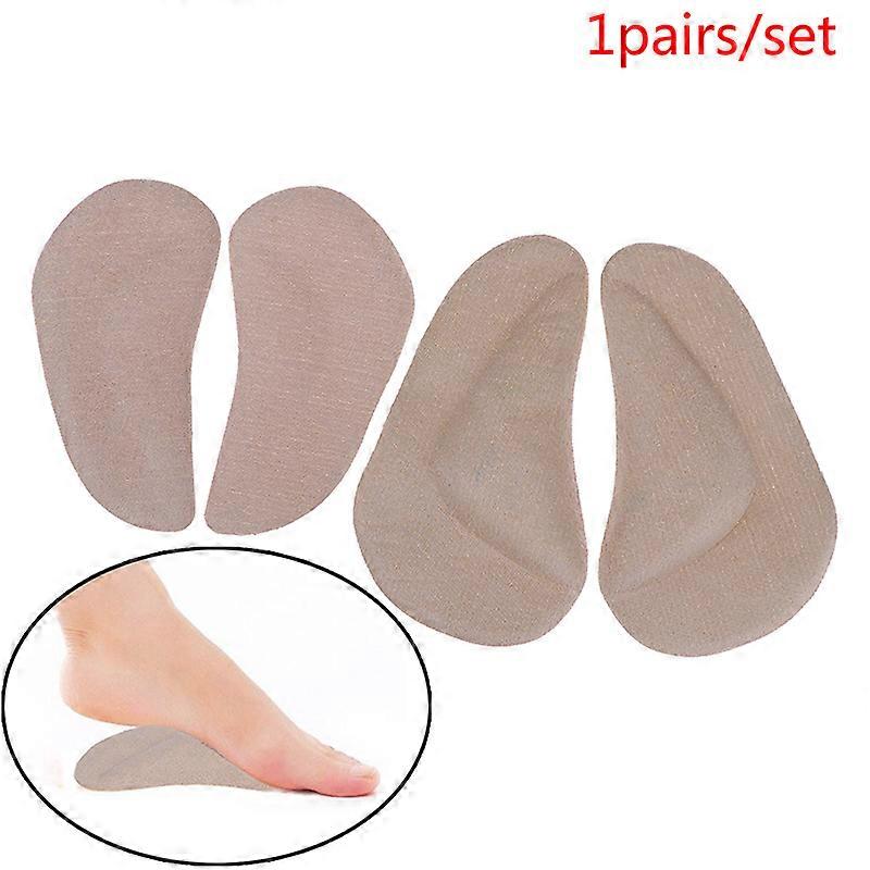 1 Pair Foot Insoles Orthopedic Shoe Insoles Supporting Arch Foot Gel Orthopedic Insoles Orthopedic Insoles Correct Flat Feet Relieve Pain Foot Care