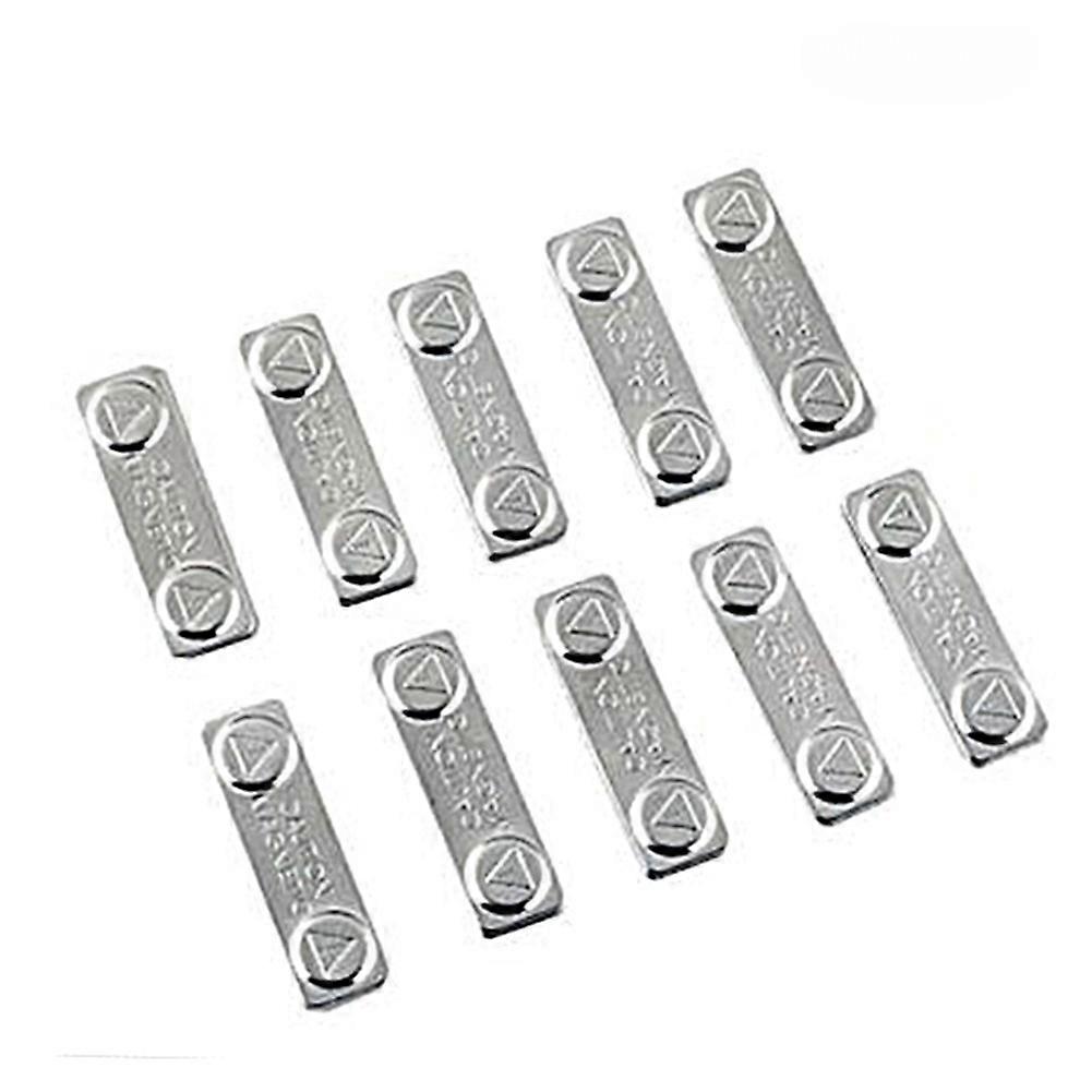 10PCS Strong Magnetic Name Tag Badge Metal Fastener ID Cards Durable Attachment Holder Decoration Badge Metal Fastener Kit