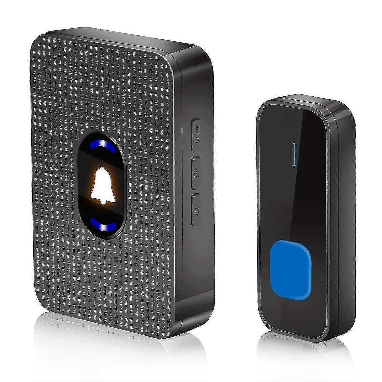 Obchod E-Commerce Bezdrátový zvonek Domácí Smart Pager Led Noční světlo Ding Dong Dveřní zvonek Hudba