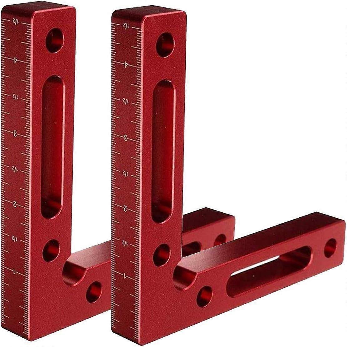 Corner Clamp for Carpentry Projects, Aluminum Alloy Ensuring Durability, True Right Angle Positioning with Clamping Squares, Woodworking Tools for