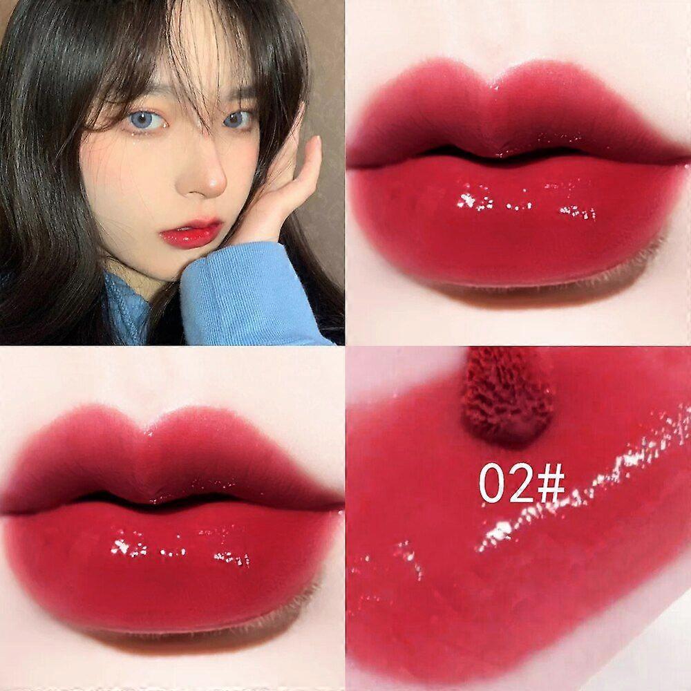 Shimmer Shiny Sequins Lipgloss Mirror Water Lip Glaze Waterproof Peach