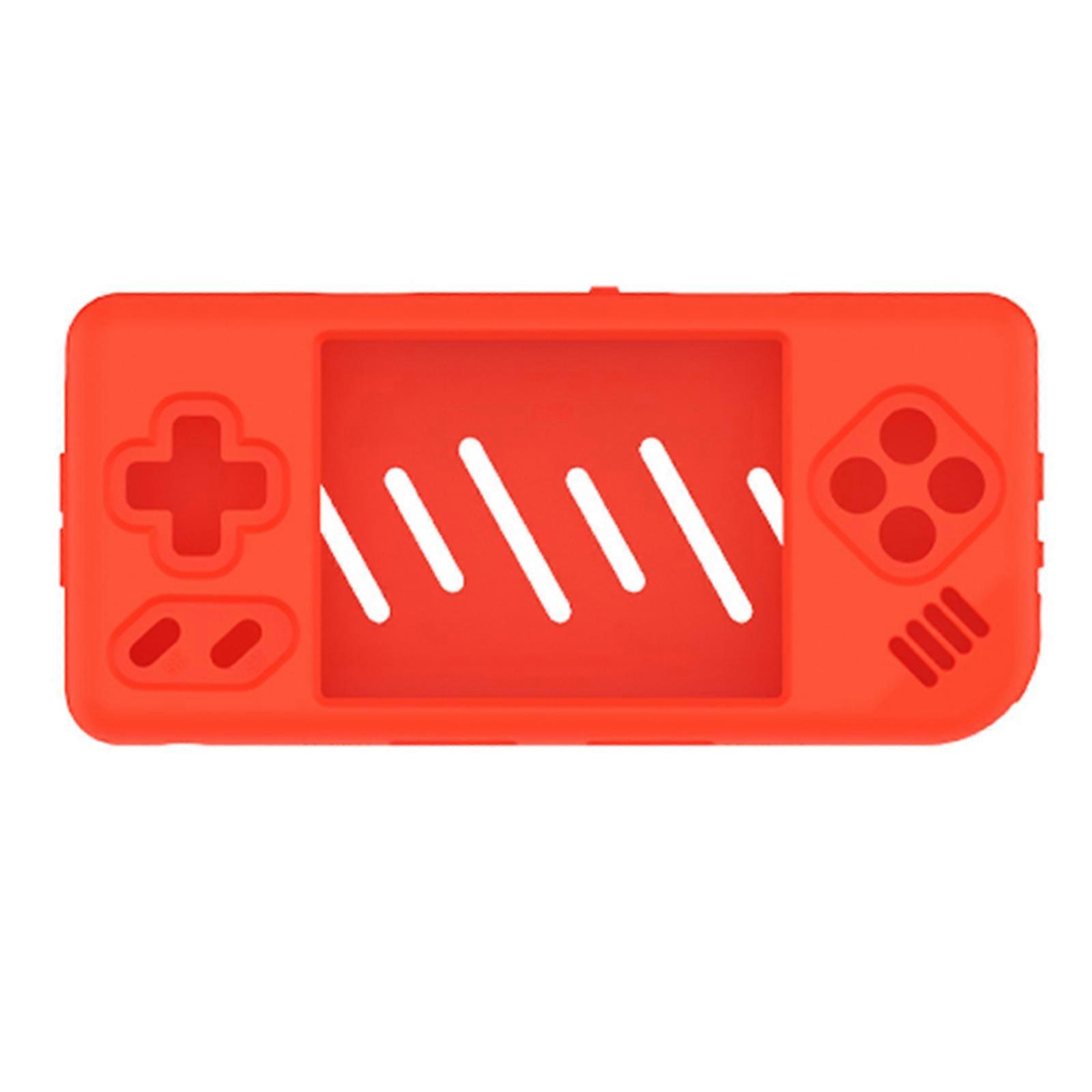Handheld Game Console Protector Case for RG28XX Shockproof Cover Full Coverage Housing Case Soft Cover Silicone Case  Orange