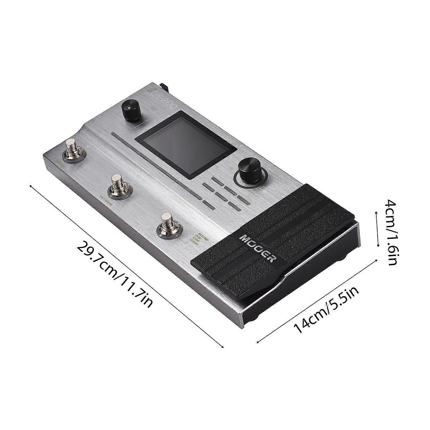 MOOER Guitar Effects Pedal Speaker Simulation Guitar Integrated Effect with 40 Drum Beats and 10 Met