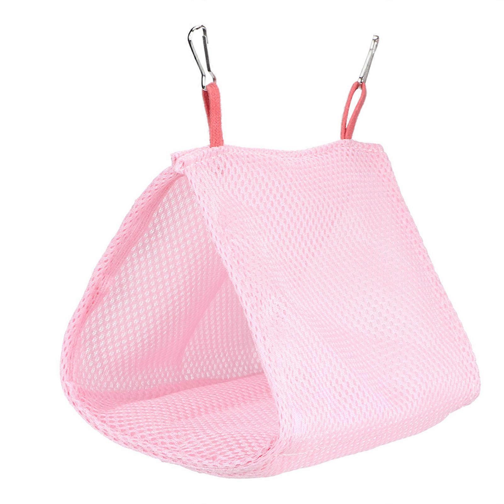 Hanging Bed House: Mesh Hammock for Parrots and Animals Small