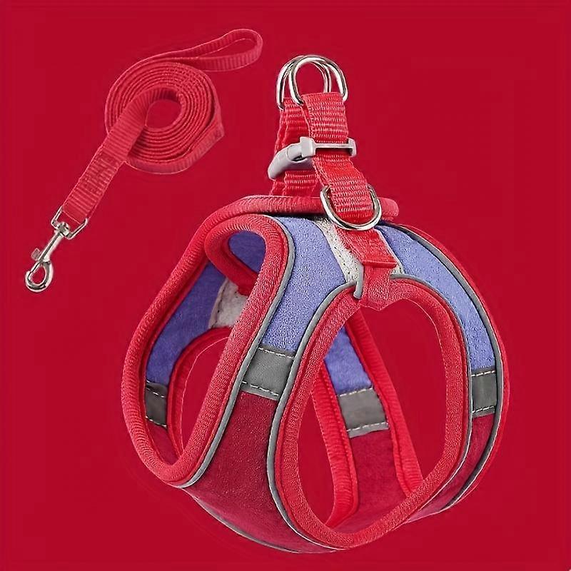 Bright Colored Cat Harness Vest: Perfect for Small Dogs and Cats, Escape-Proof and Comfortable!