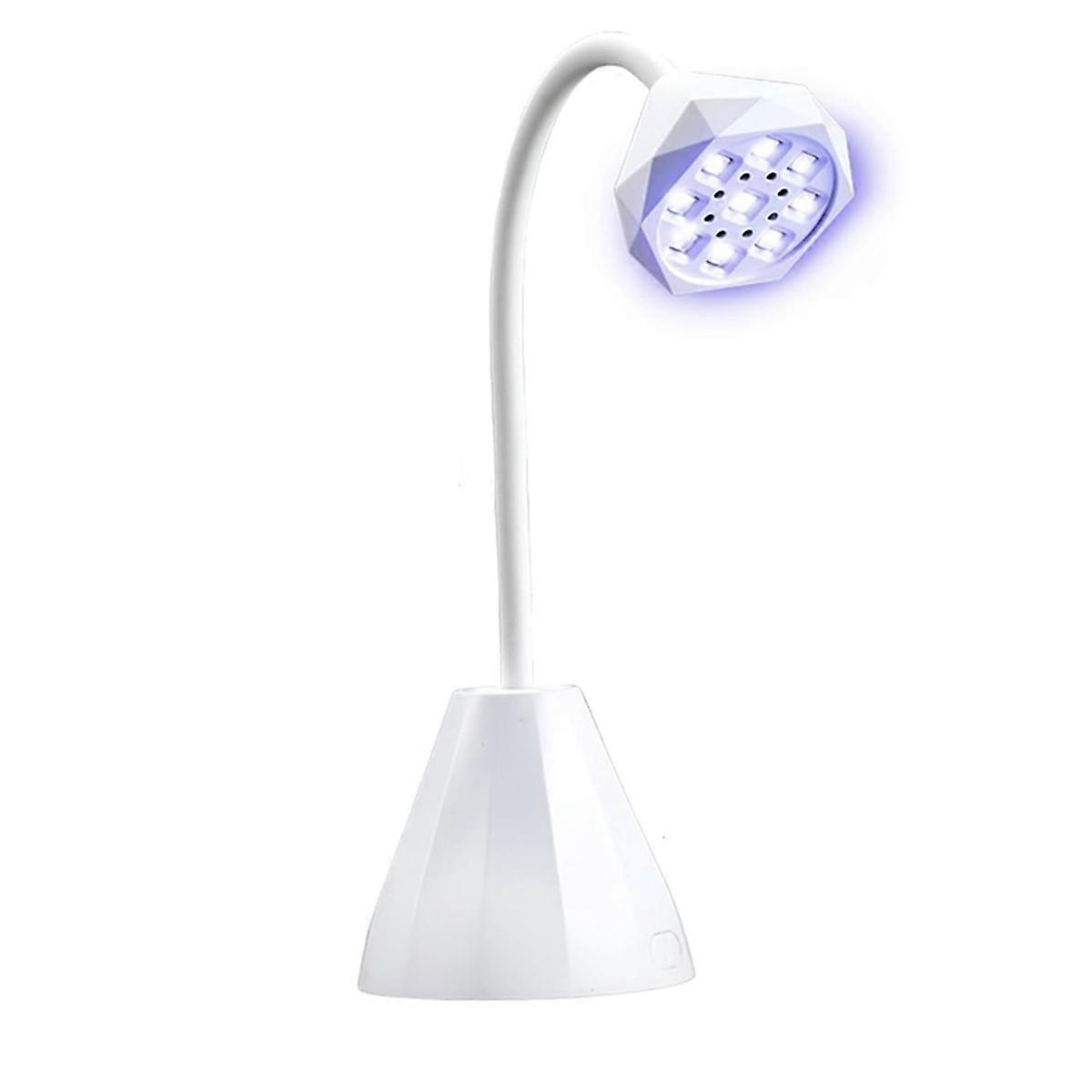 UV LED Nail Lamp, Rechargeable Gooseneck Flash Cure UV Gel X Light