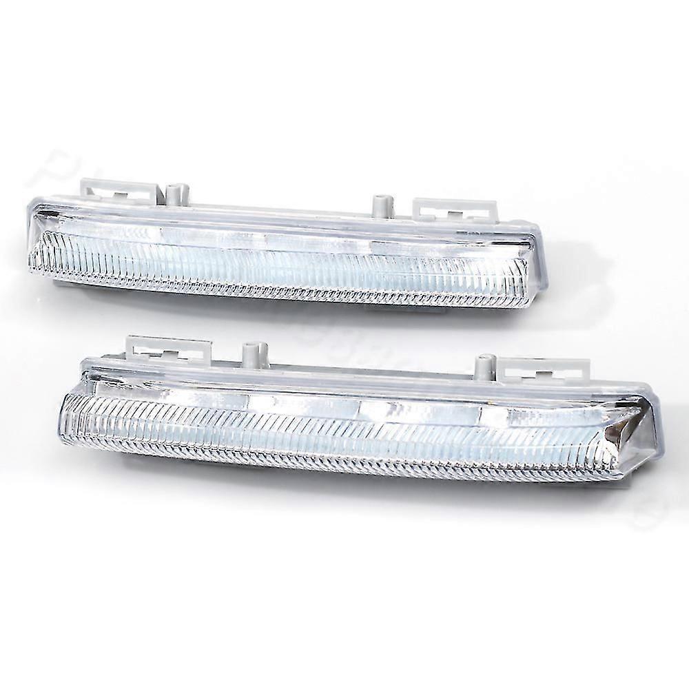 Be suitable for R-auto Car Led Drl Daytime Running Light Rront Bumper Grilles For Mercedes-benz C-class W204 2011 2012 2013 2014 A2048803324