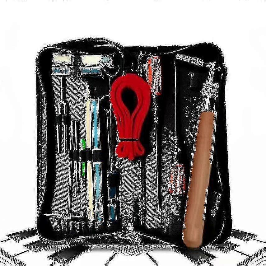 ピアノチューニングキットプロフェッショナル16ピースピアノチューナーツール-良い