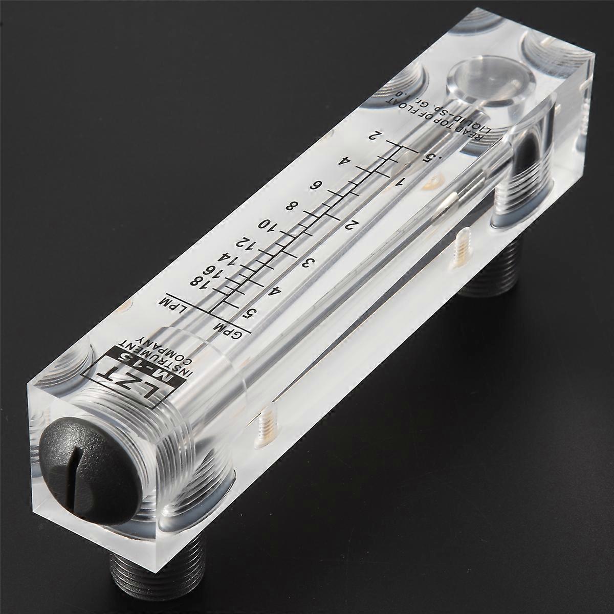 0.5-5 GPM 2-18 LPM Water Flow Panel Mount Type Flowmeter