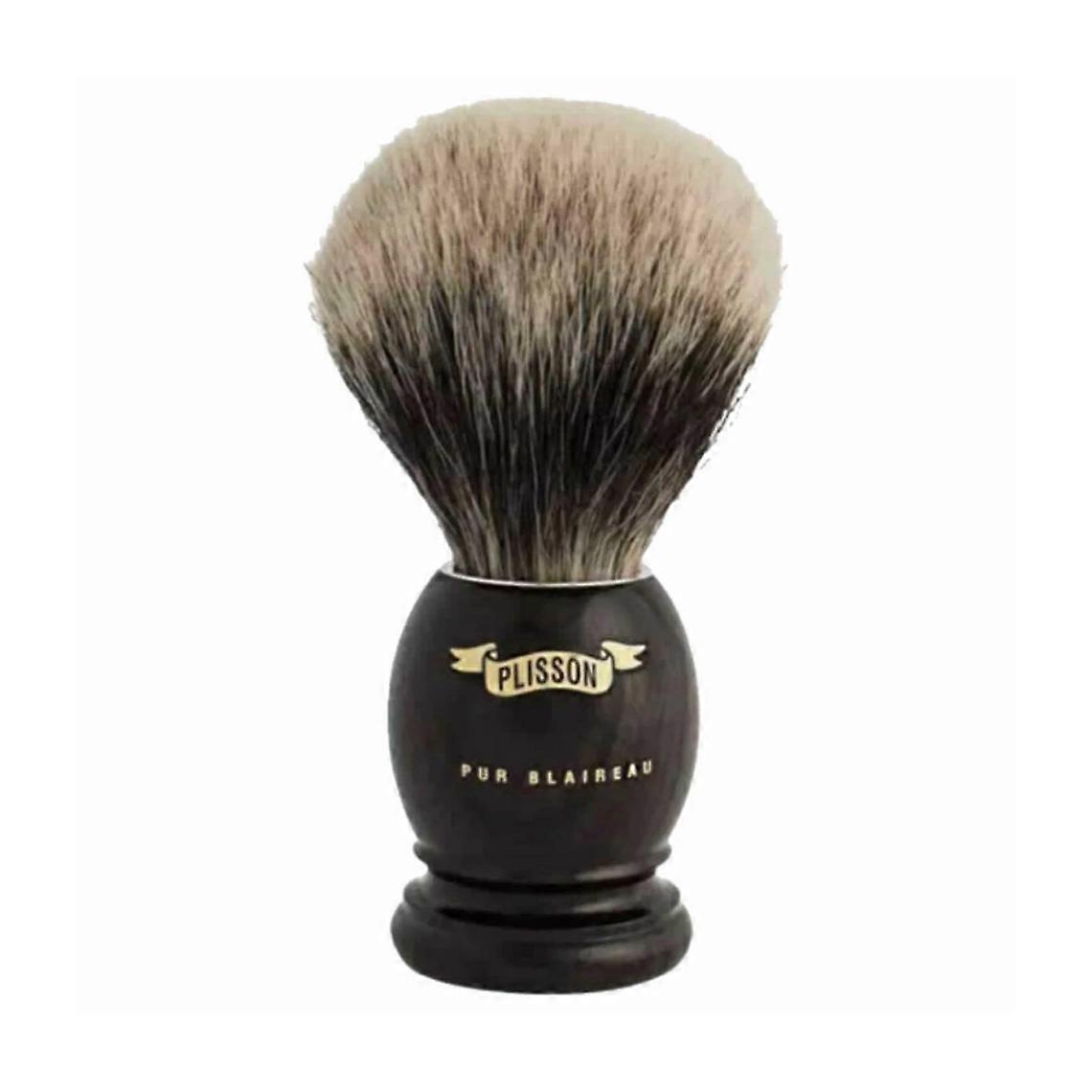 European Grey Macassar Shaving Brush - Size 12
