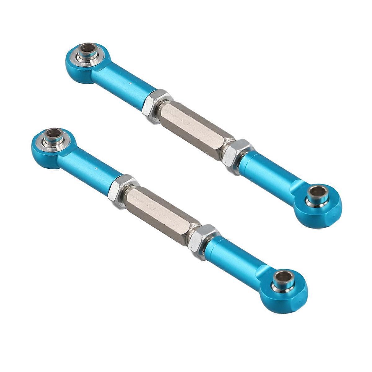 2Pcs Metal Adjustable Steering Linkage Servo Link Pull Rod,2