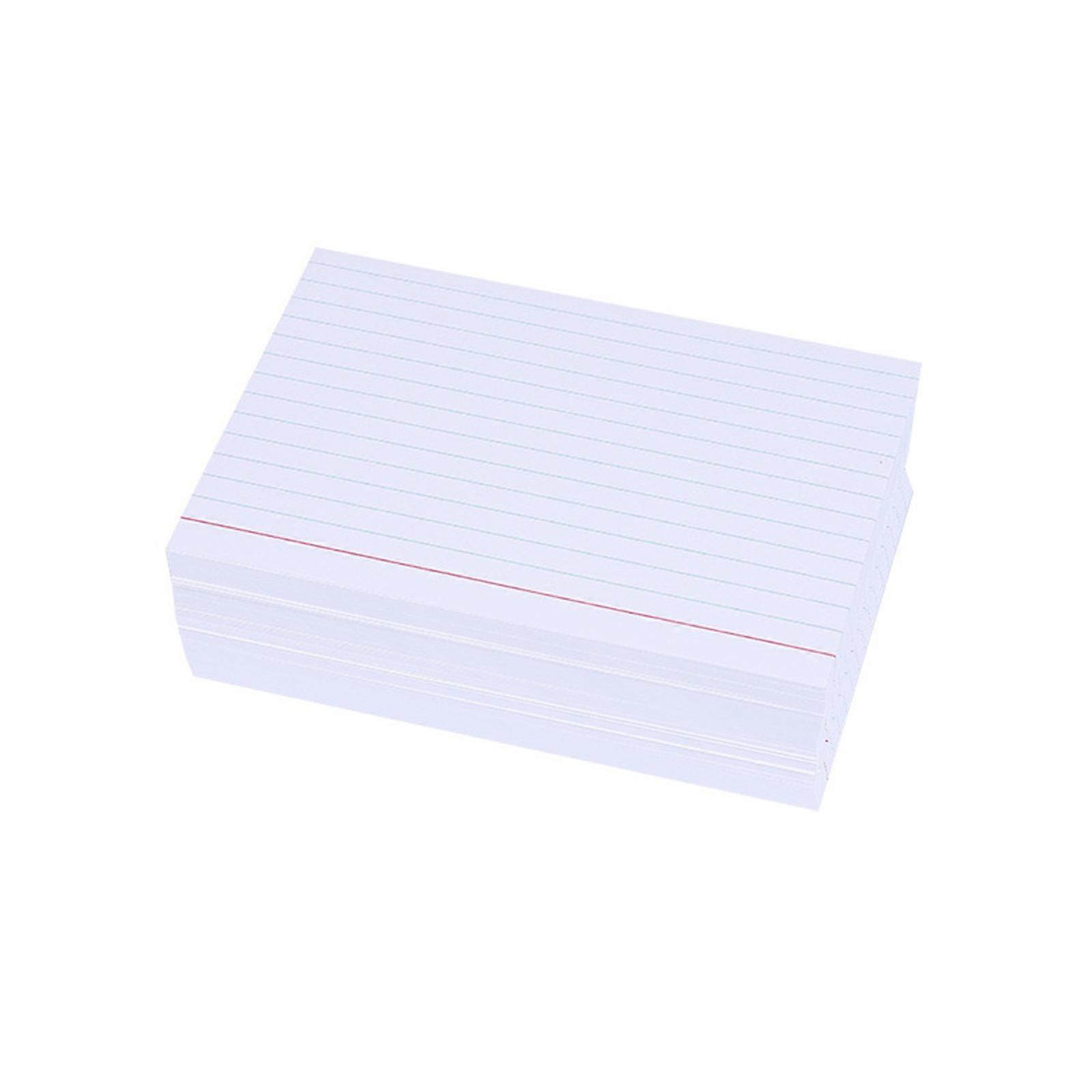 300 Sheets Lined Index Cards Studying Notes Learning Flashcards School Office Supplies for Memos Painting Learning