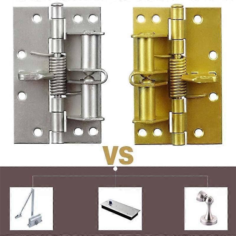 Automatic Door Closer Hinges for Cabinet Wardrobe,Gold