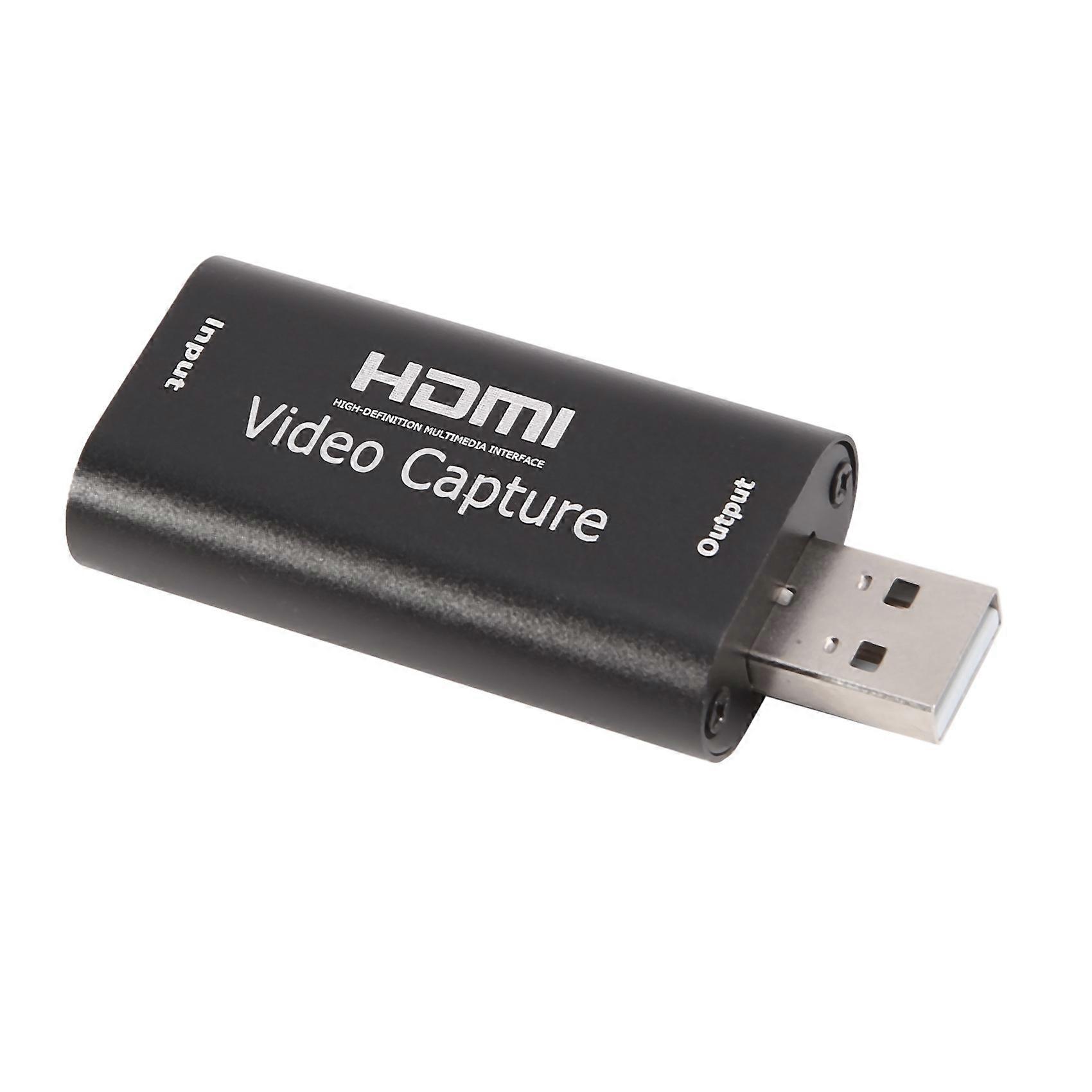 Audio Video Capture Cards to USB 2.0 1080P 4K Record Via DSLR
