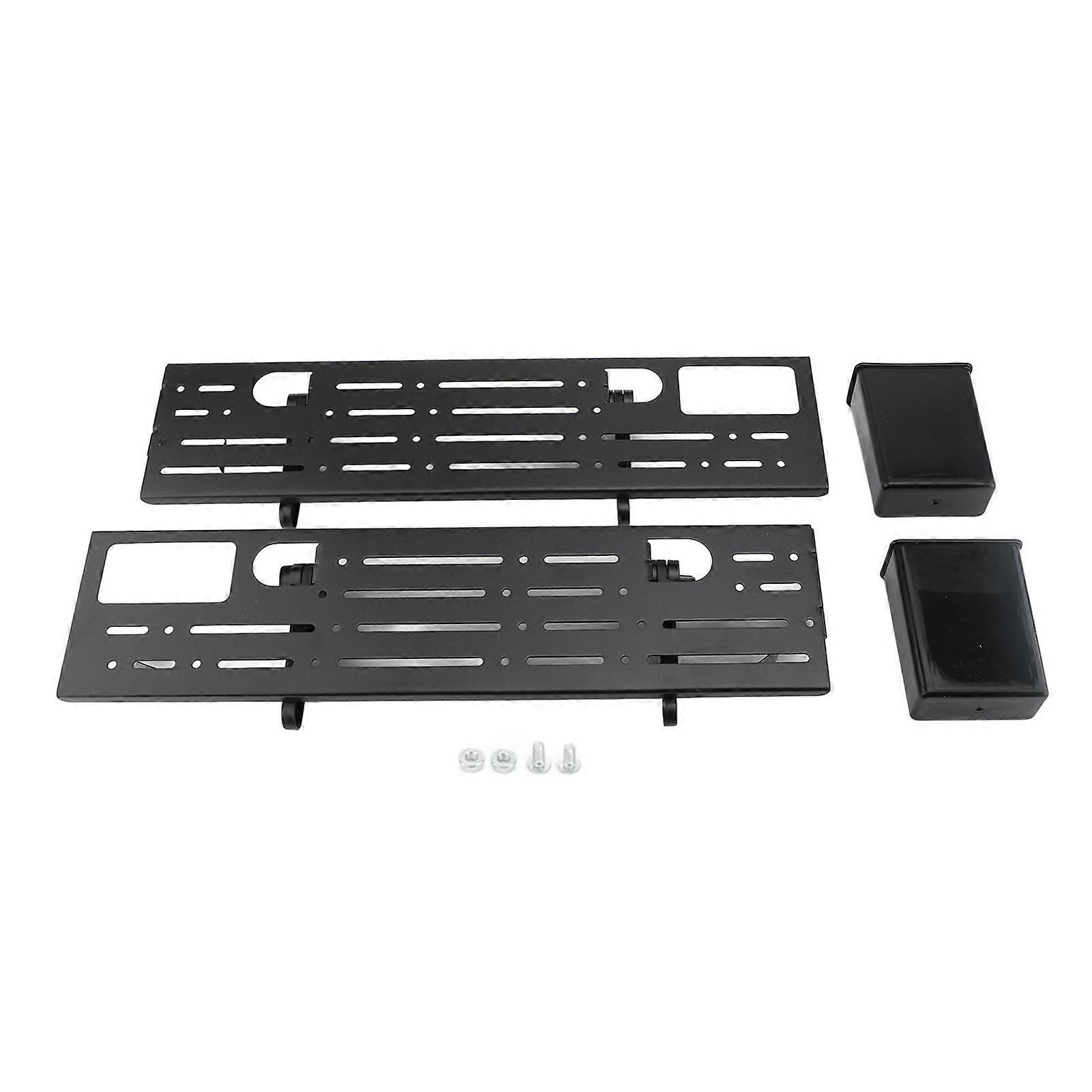 TV Top Shelf CRS Stylish Look Space Saving Hollow Design Screen Floating Stand Shelf for Home Living Room