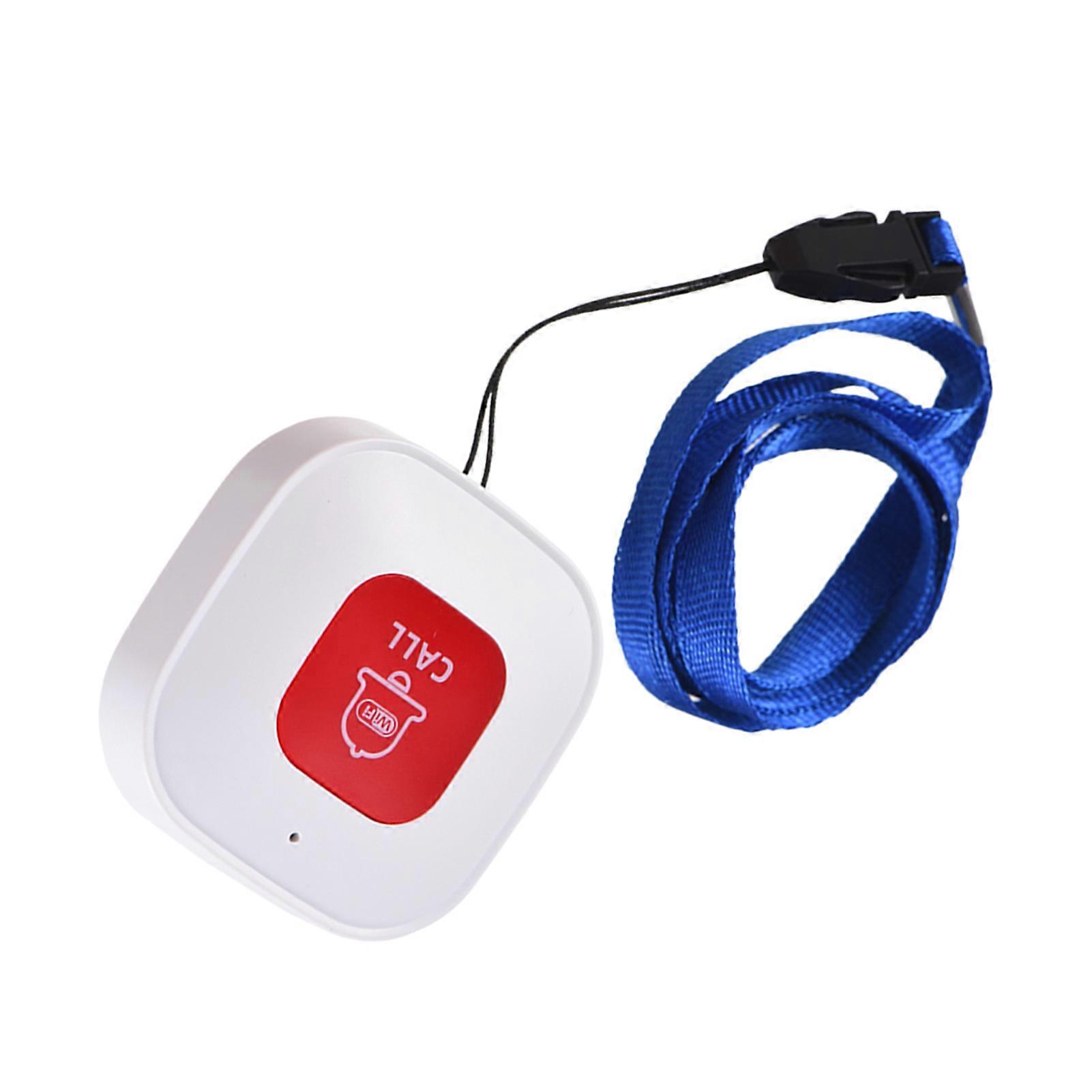 WiFi Emergency Call Button Mini Portable 50x50x16mm Rechargeable