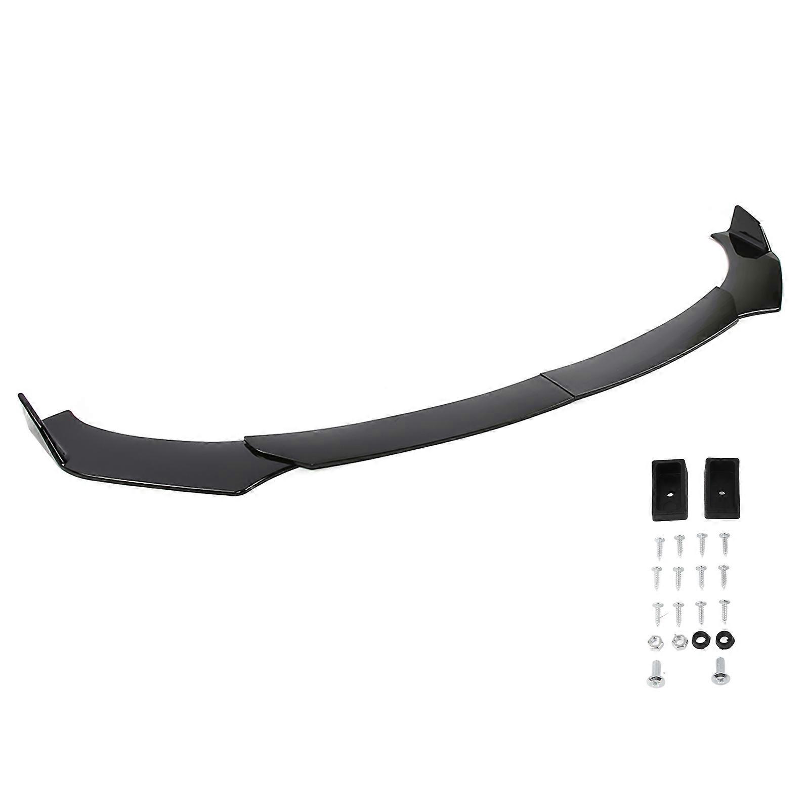 4Pcs Car Front Bumper Splitter Body Protector Modified Universal Accessory