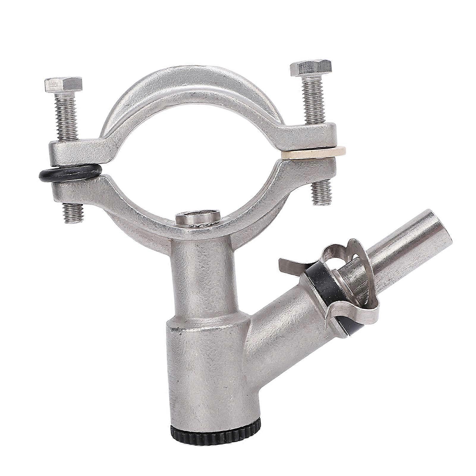 1.5 Inch Insert Valve Accessory Quick Release Stainless Steel Milking Machine Pipe Clamp for Replacement 