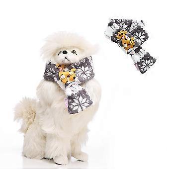 Accesorio festivo para perros/gatos, collar de bufanda para mascotas navideñas, accesorio lindo y divertido para mascotas de invierno