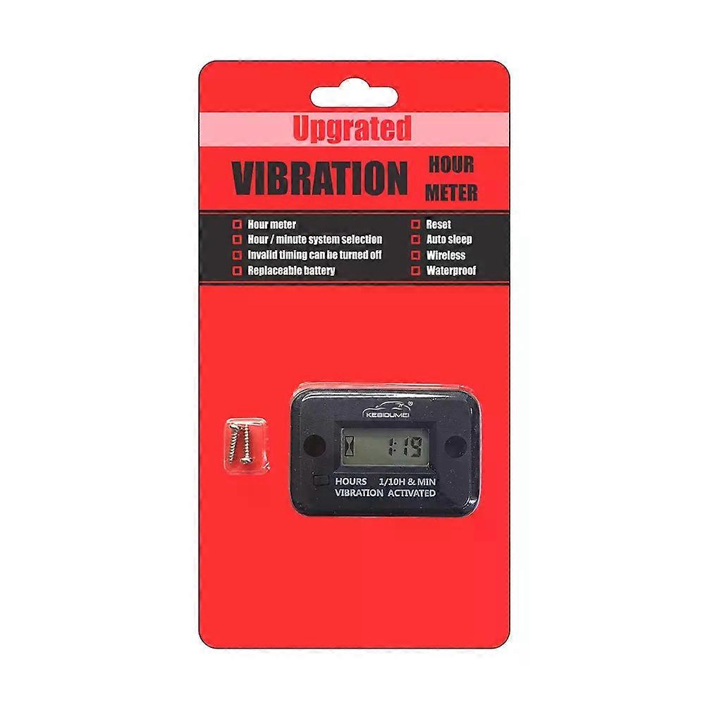 Digital Engine Tach Hour Meter Alert RPM Tachometer Gauge Backlit Resettable For Motorcycle Stroke Engine Car Boat