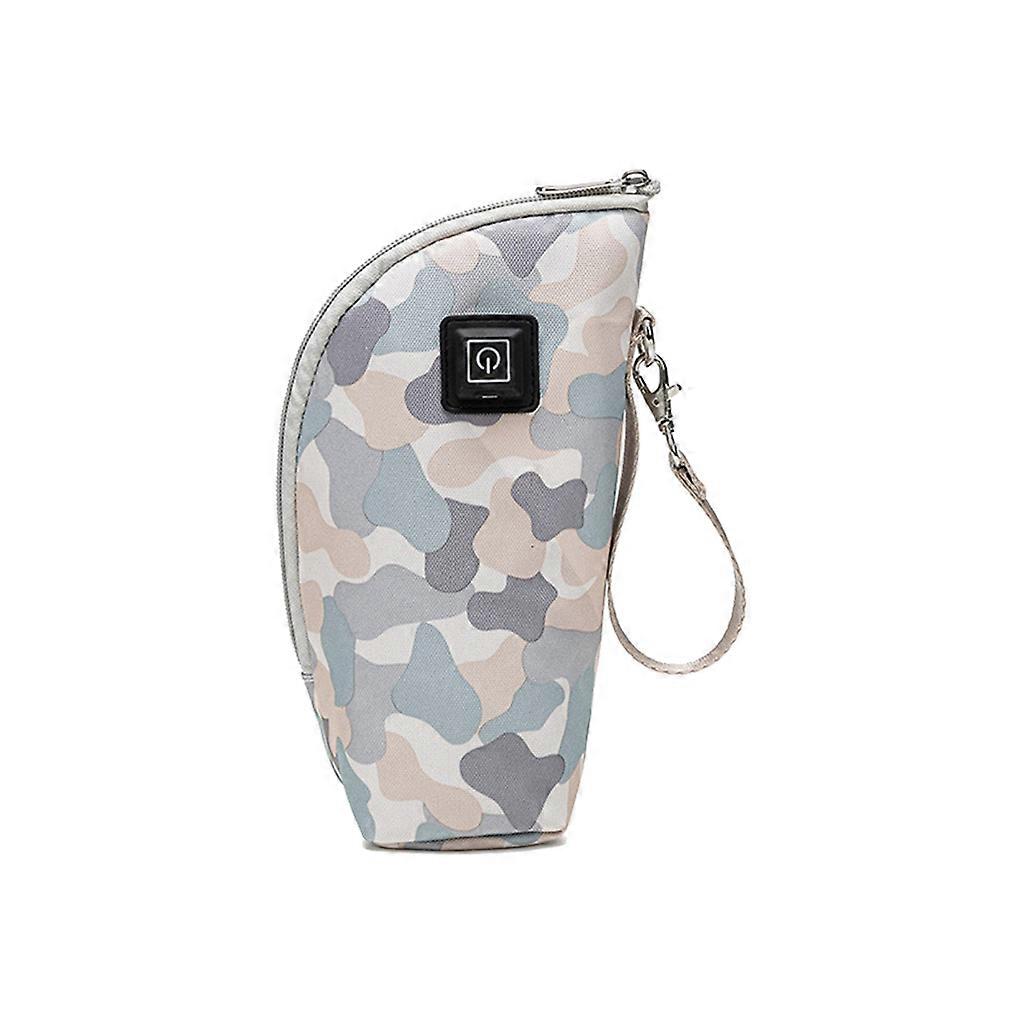5V 2A Riscaldamento Scaldalatte da viaggio Controllo della temperatura regolabile Riscaldatore per latte materno Borsa Scaldabiberon USB portatile