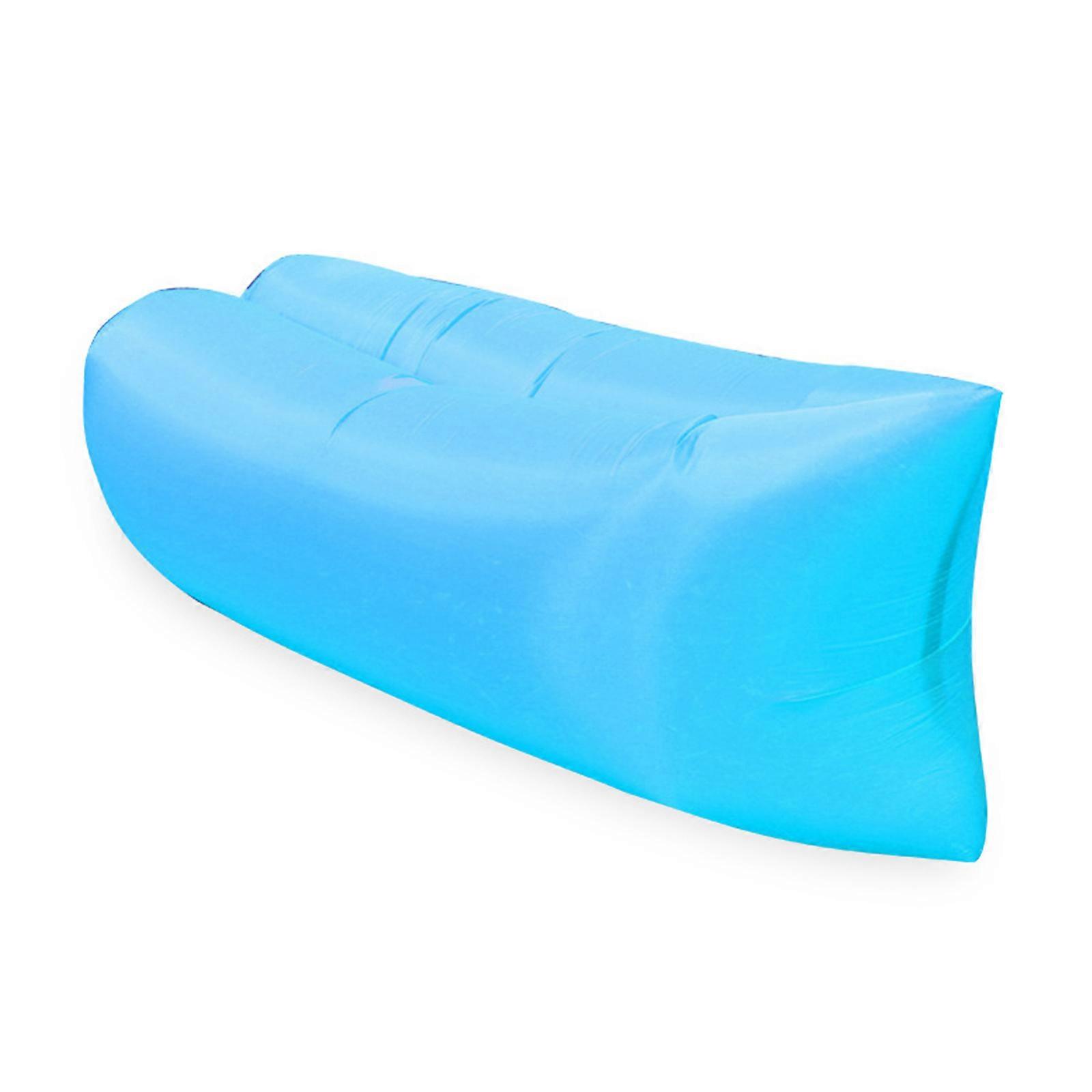 Ultralight Inflatable Sleeping Sofa No Pump Required Inflatable Lounger Suitable for Balcony Garden Sleep
