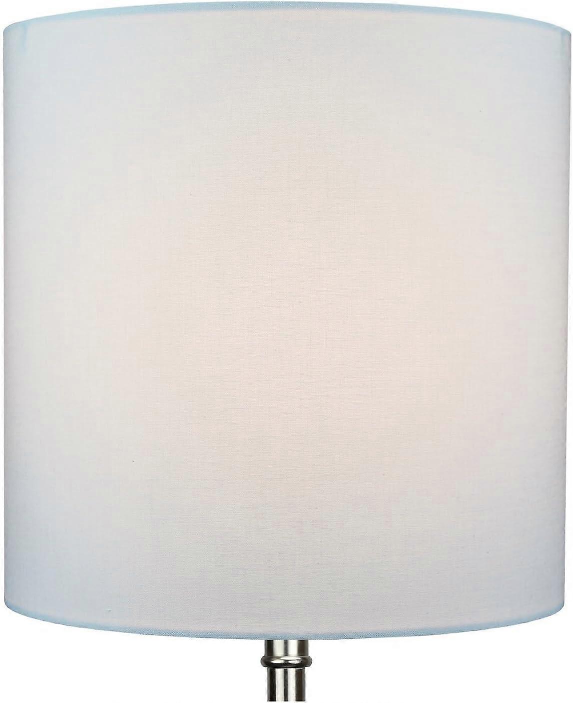 10' Top Diameter x 10' Bottom Diameter 10' Height Fabric Drum Lampshade Spider Attachment (Linen White)