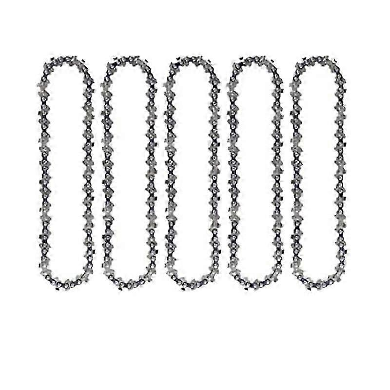 (5 PACK) 4 polegadas Mini Chainsaw Chain Substituição para Cordless Electric Portable All 4 Inch Mini Chainsaw Guia Chain Chain