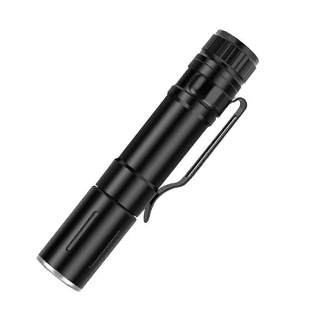 3 Modes Mini Flashlight AAA Battery Powered Aluminum Alloy Waterproof Zoomable