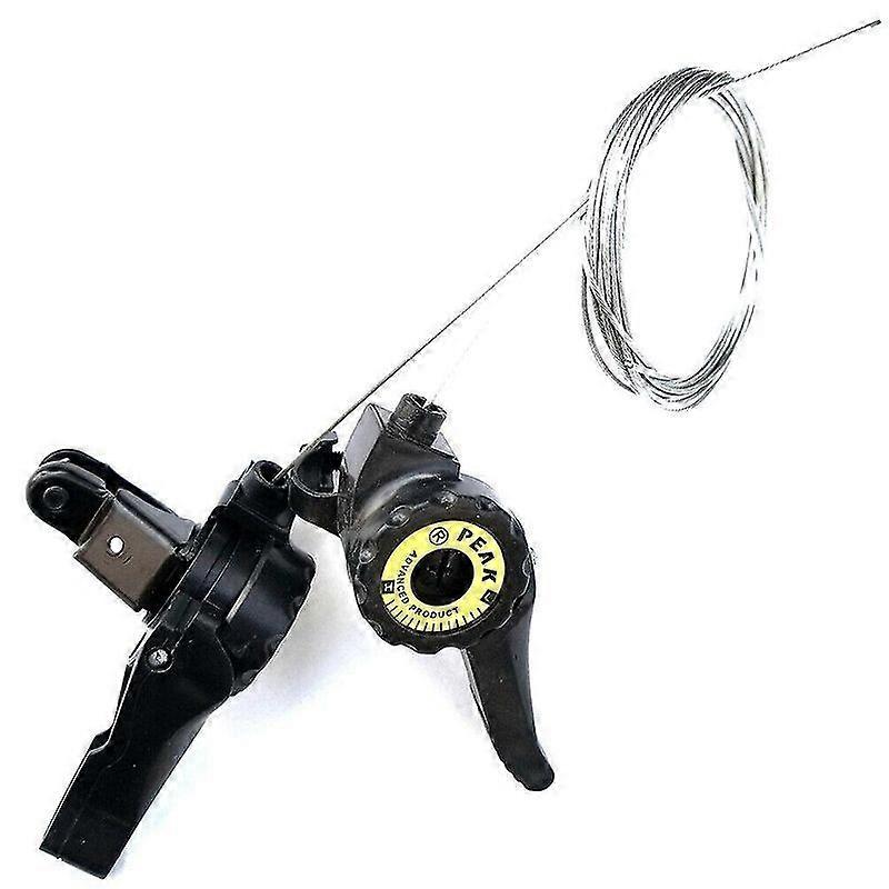 Bicycle Shift Speed 18 21 Lever Mountain Bike With Cable Trigger Universal(black)(2pcs